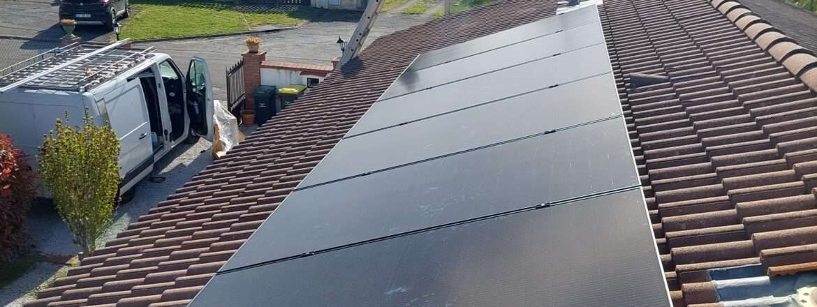 panneaux photovoltaïques Le gres