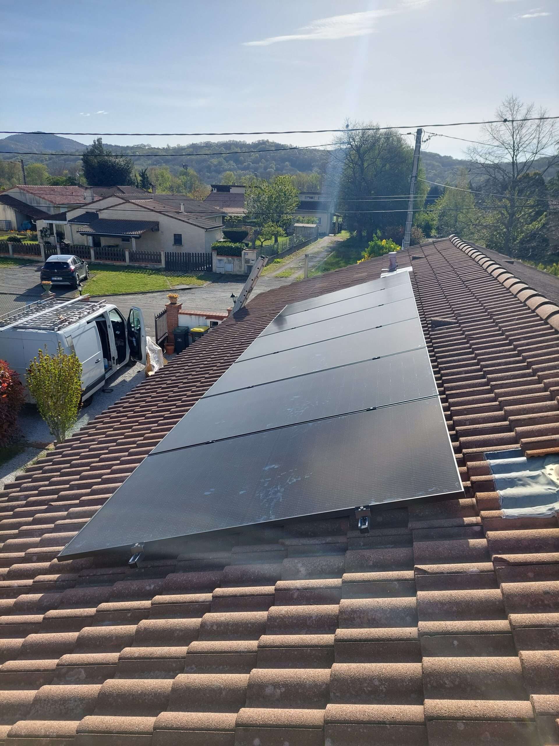 panneaux photovoltaïques Le gres
