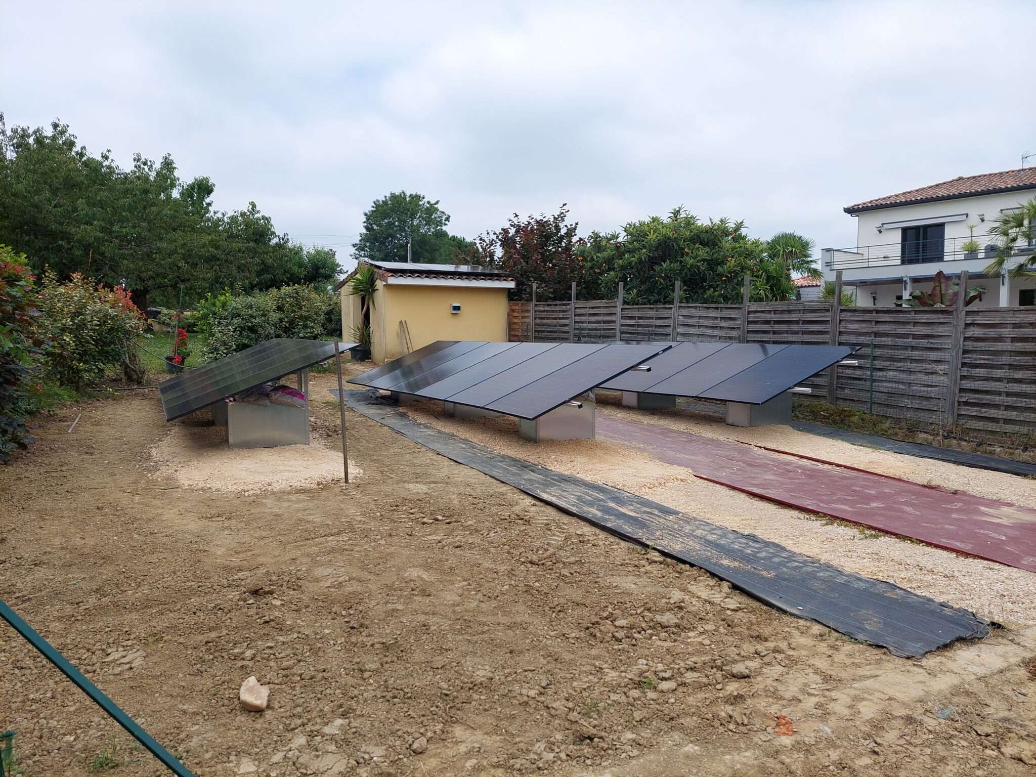 Panneaux photovoltaïques Vigoulet Auzil